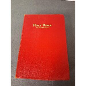 Holy Bible Concordance Red Letter KJV World Red Bible
